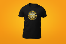 Load image into Gallery viewer, Anti Sober Drinking Club ~ Club Crest front - blackShort-Sleeve Unisex T-Shirt