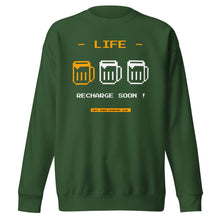 Load image into Gallery viewer, Recharge Soon Unisex Premium Sweatshirt