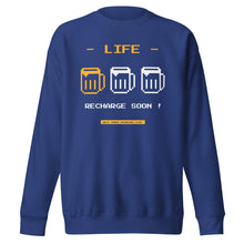 Load image into Gallery viewer, Recharge Soon Unisex Premium Sweatshirt
