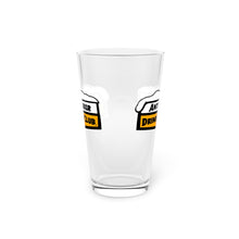 Load image into Gallery viewer, Anti Sober Drinking Club Shield Pint Glass, 16oz