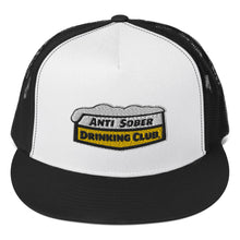 Load image into Gallery viewer, Anti Sober Drinking Club ~ Beer Shield ~ Trucker Cap