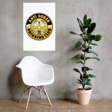Load image into Gallery viewer, Anti Sober Drinking Club ~ Club Crest Poster