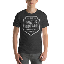 Load image into Gallery viewer, Anti Sober Drinking Club ~ Beer Label Short-Sleeve Unisex T-Shirt