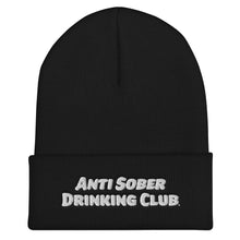 Load image into Gallery viewer, Anti Sober Drinking Club Cuffed Beanie