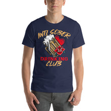 Load image into Gallery viewer, Anti Sober Drinking Club Tattoo Short-Sleeve Unisex T-Shirt