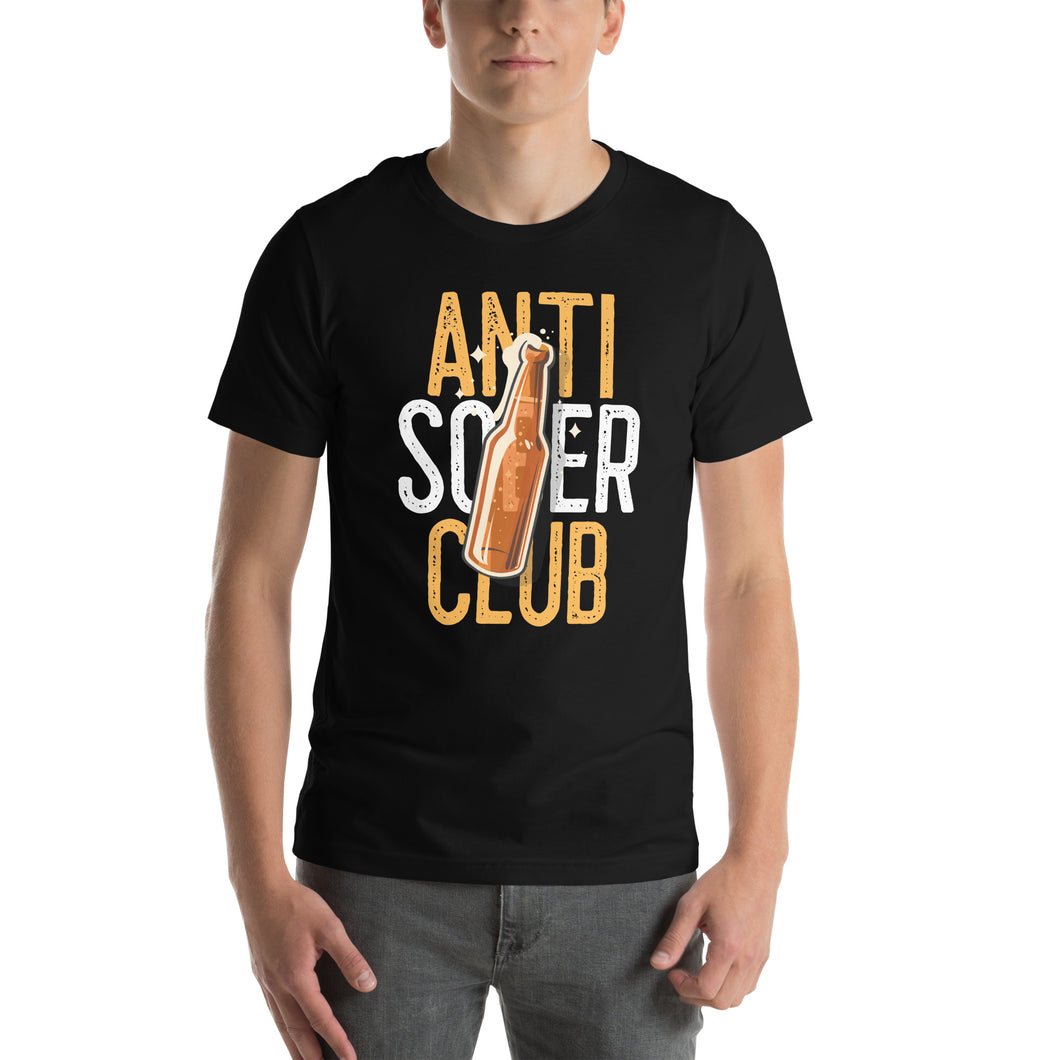 Anti Sober Club Unisex t-shirt