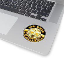 Load image into Gallery viewer, Anti Sober Drinking Club Crest Kiss-Cut Stickers
