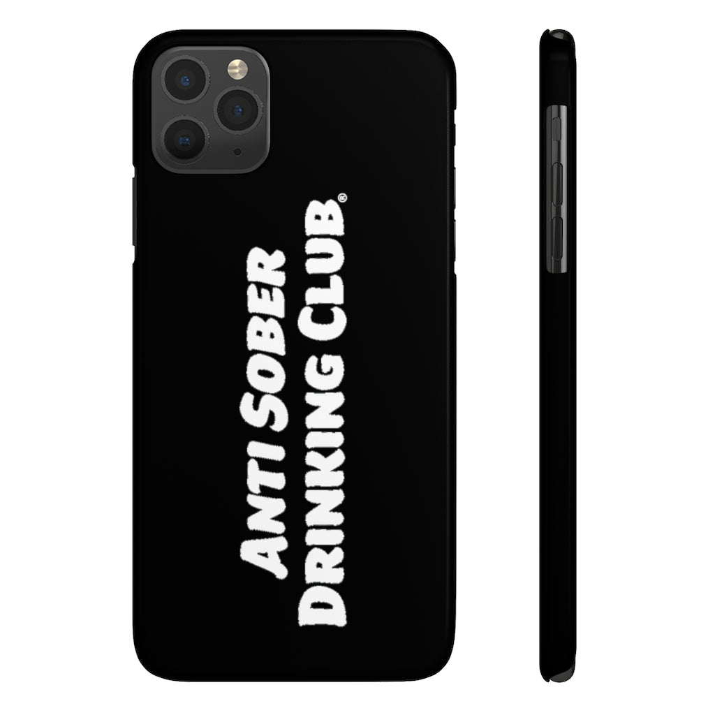 Anti Sober Drinking Club Case Mate Slim Phone Cases