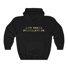 Load image into Gallery viewer, Anti Sober Drinking Club ~ Camo Unisex Heavy Blend™ Hooded Sweatshirt
