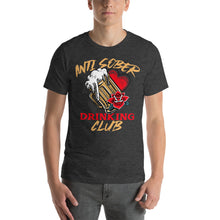 Load image into Gallery viewer, Anti Sober Drinking Club Tattoo Short-Sleeve Unisex T-Shirt
