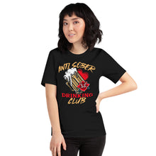 Load image into Gallery viewer, Anti Sober Drinking Club Tattoo Short-Sleeve Unisex T-Shirt
