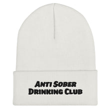 Load image into Gallery viewer, Anti Sober Drinking Club Cuffed Beanie
